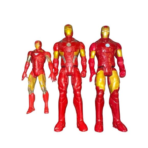 Marvel Avengers Titan Hero Series IRON MAN Action Figure 12" Hasbro 2015 plus 2 - Picture 1 of 3